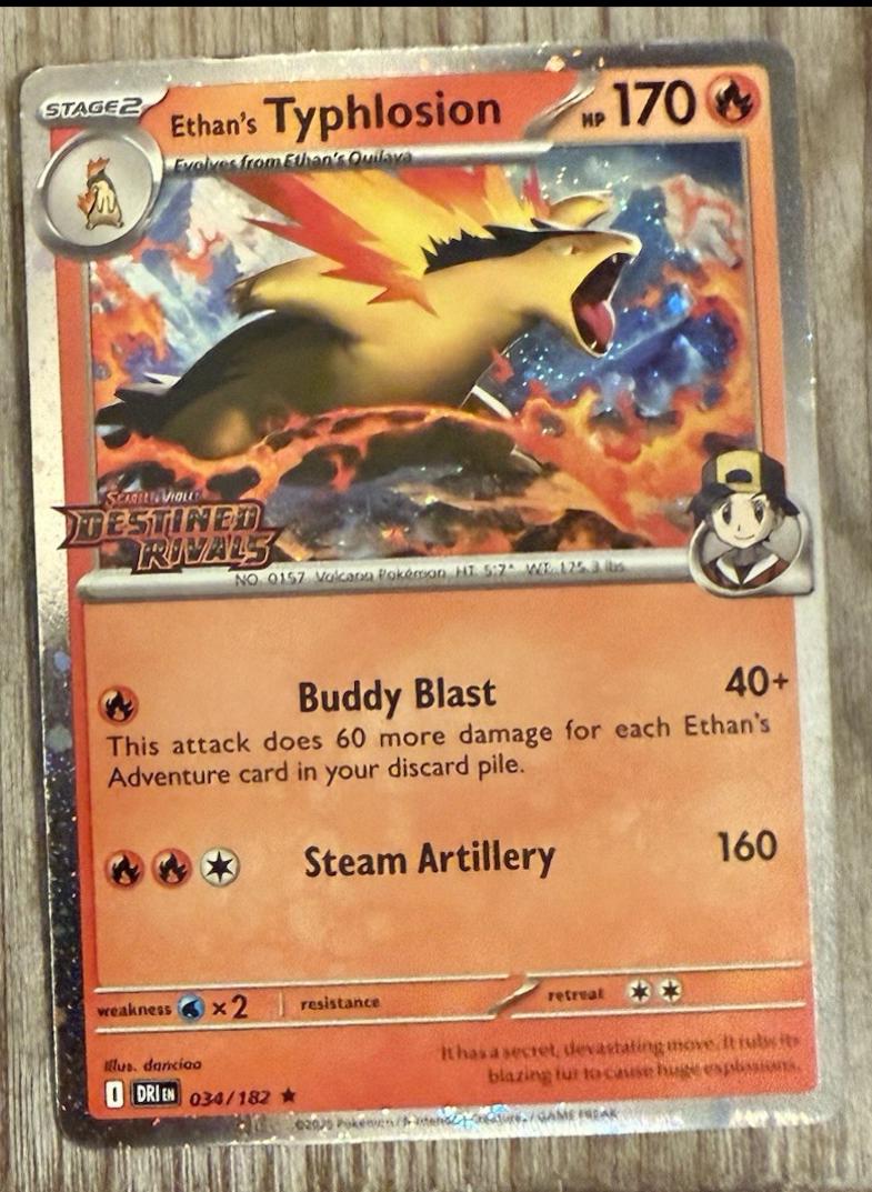Ethan's Typhlosion #34 Pokemon Destined Rivals