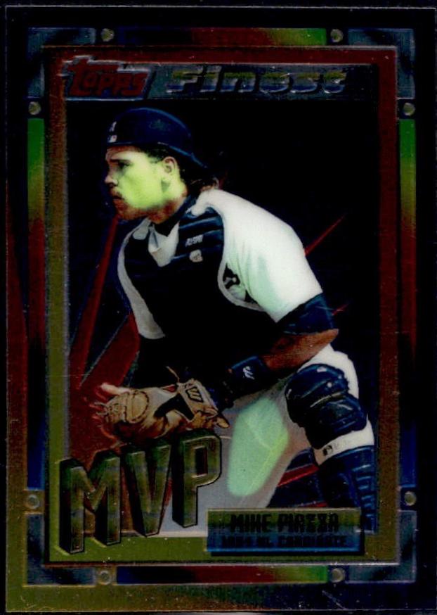 Mike Piazza #2 Baseball Cards 1994 Topps Traded Finest Inserts