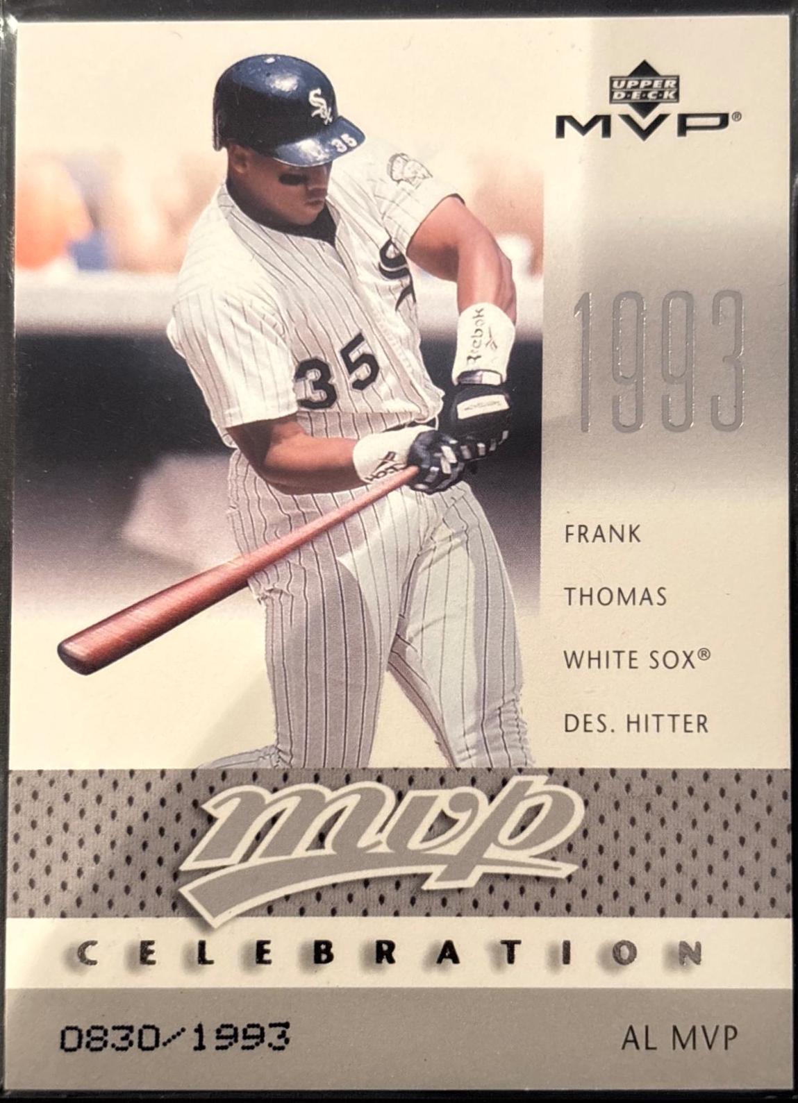 Frank Thomas #MVP7 Baseball Cards 2003 Upper Deck MVP Celebration