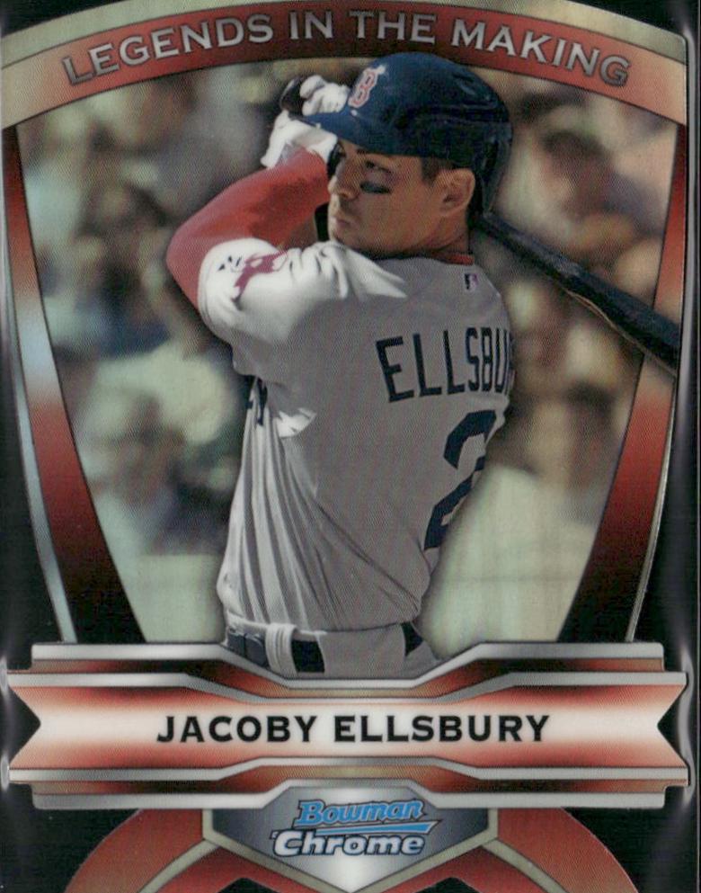 Jacoby Ellsbury #LIM-JE Baseball Cards 2012 Bowman Chrome Legends in the Making Die Cuts