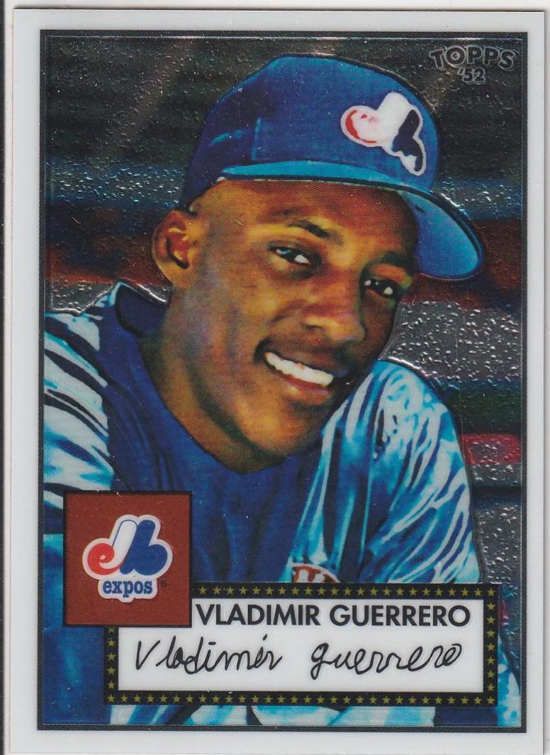 Vladimir Guerrero #DFC1 Baseball Cards 2007 Topps 1952 Debut Flashbacks