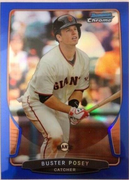 Buster Posey [Blue Refractor] #72