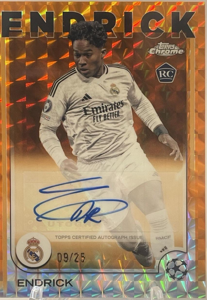 Endrick [Orange Geometric Refractor] #CA-E Prices | 2024 Topps