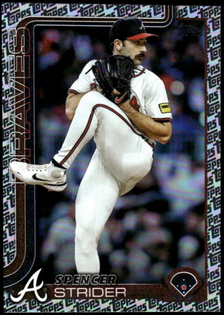 Spencer Strider [Topps Foil Pattern] #579