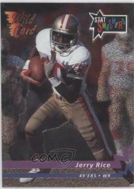 Jerry Rice #SS-13 Football Cards 1992 Wild Card Stat Smashers