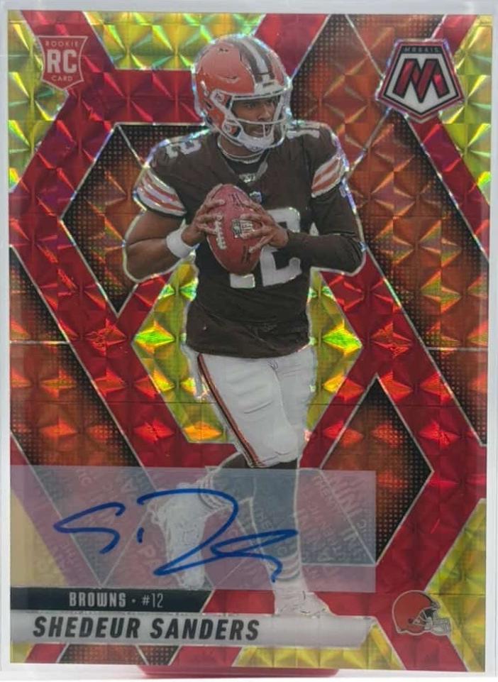 Shedeur Sanders [Choice Fusion Red Yellow] #302 Prices | 2025