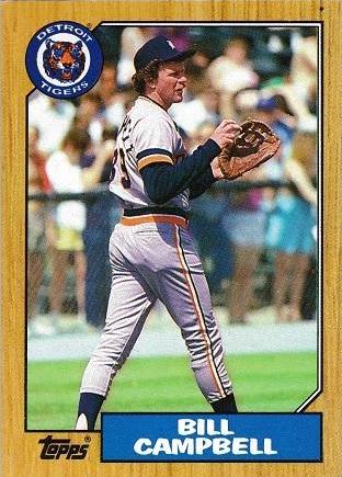 Bill Campbell #674 Baseball Cards 1987 Topps