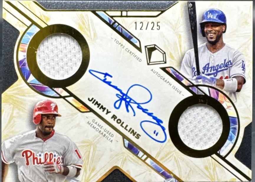 Rollins R Cards Jimmy Rollins #DTA-JR Prices | 2025 Topps Diamond Icons Single Player ...
