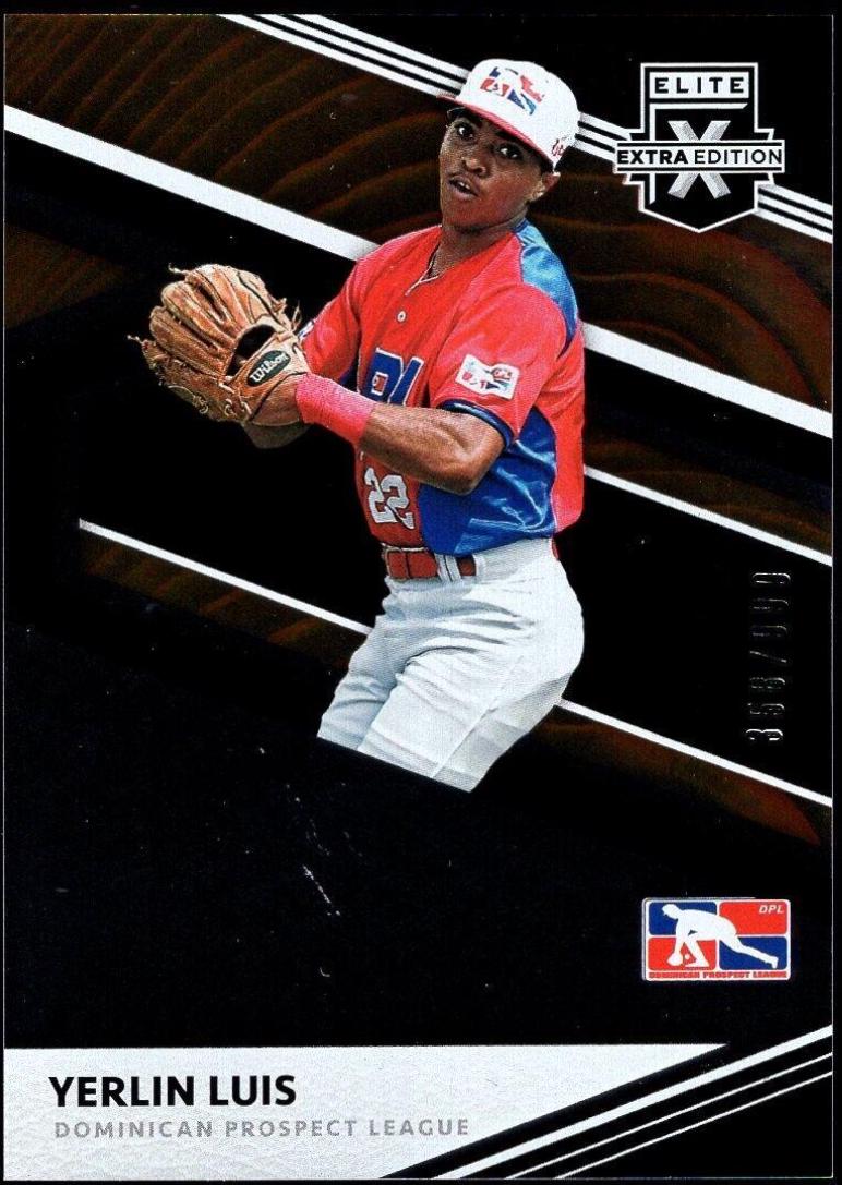 Yerlin Luis #191 2020 Panini Elite Extra Edition Baseball
