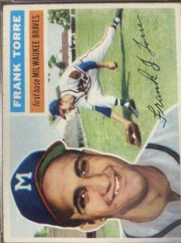 1956 Frank Torre [White Back] #172