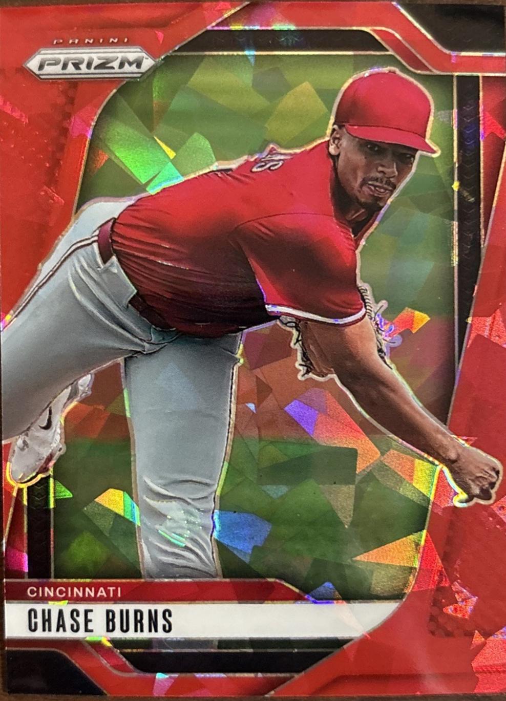 Chase Burns [Red Ice Prizm] #86