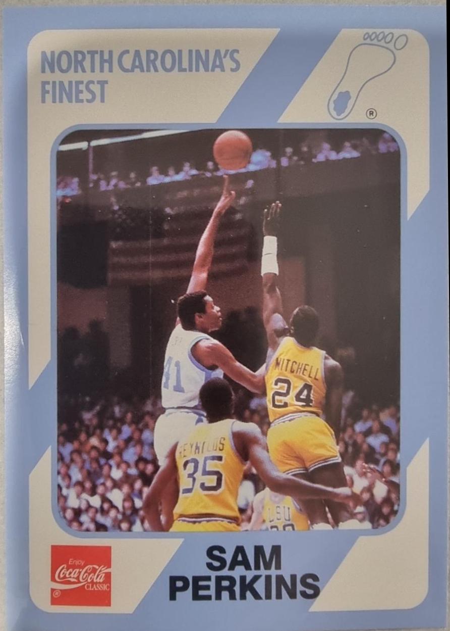 Sam Perkins #33 Basketball Cards 1989 Collegiate Collection North Carolina