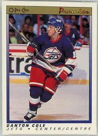Danton Cole #17 Hockey Cards 1990 O-Pee-Chee Premier