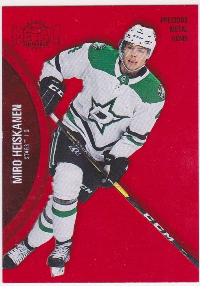 Miro Heiskanen #3 Hockey Cards 2021 Skybox Metal Universe