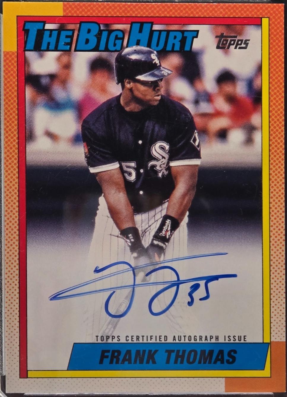 Frank Thomas #HURTA-10 2025 Topps Baseball The Big Hurt Autograph