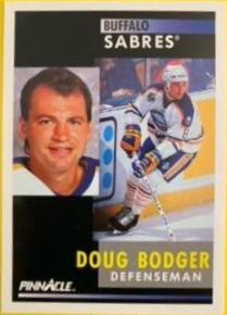Doug Bodger #8 Hockey Cards 1991 Pinnacle
