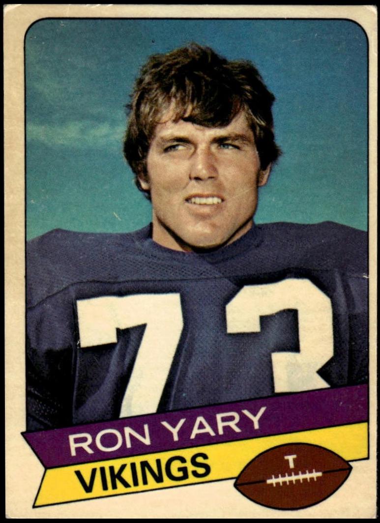 Ron Yary #22 1977 Topps Holsum Packers Vikings Football