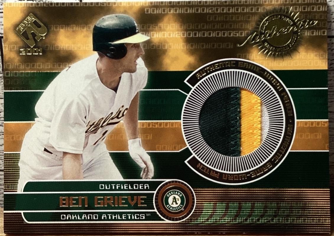 Ben Grieve #128 2001 Pacific Private Game Used Baseball