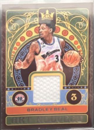 Bradley Beal #AN-BWW Basketball Cards 2022 Panini Court Kings Art Nouveau