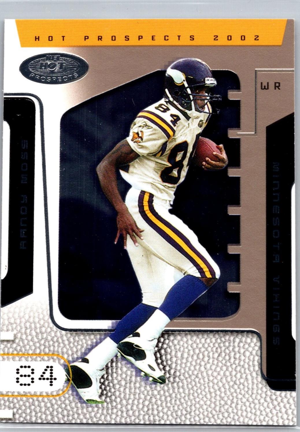 Randy Moss #70 2002 Fleer Hot Prospects Football