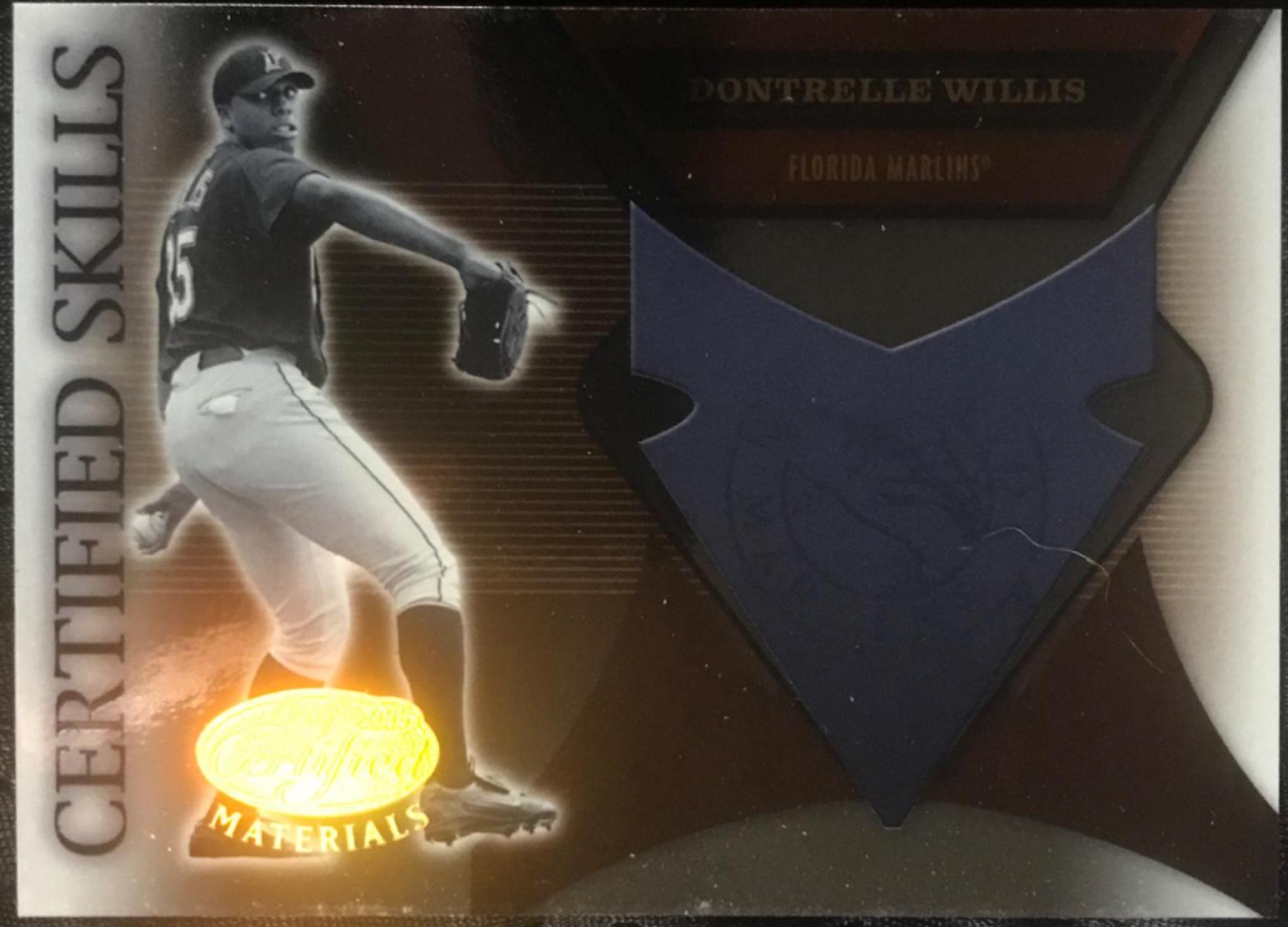 Dontrelle Willis #CS-7 Baseball Cards 2005 Leaf Certified Materials Skills