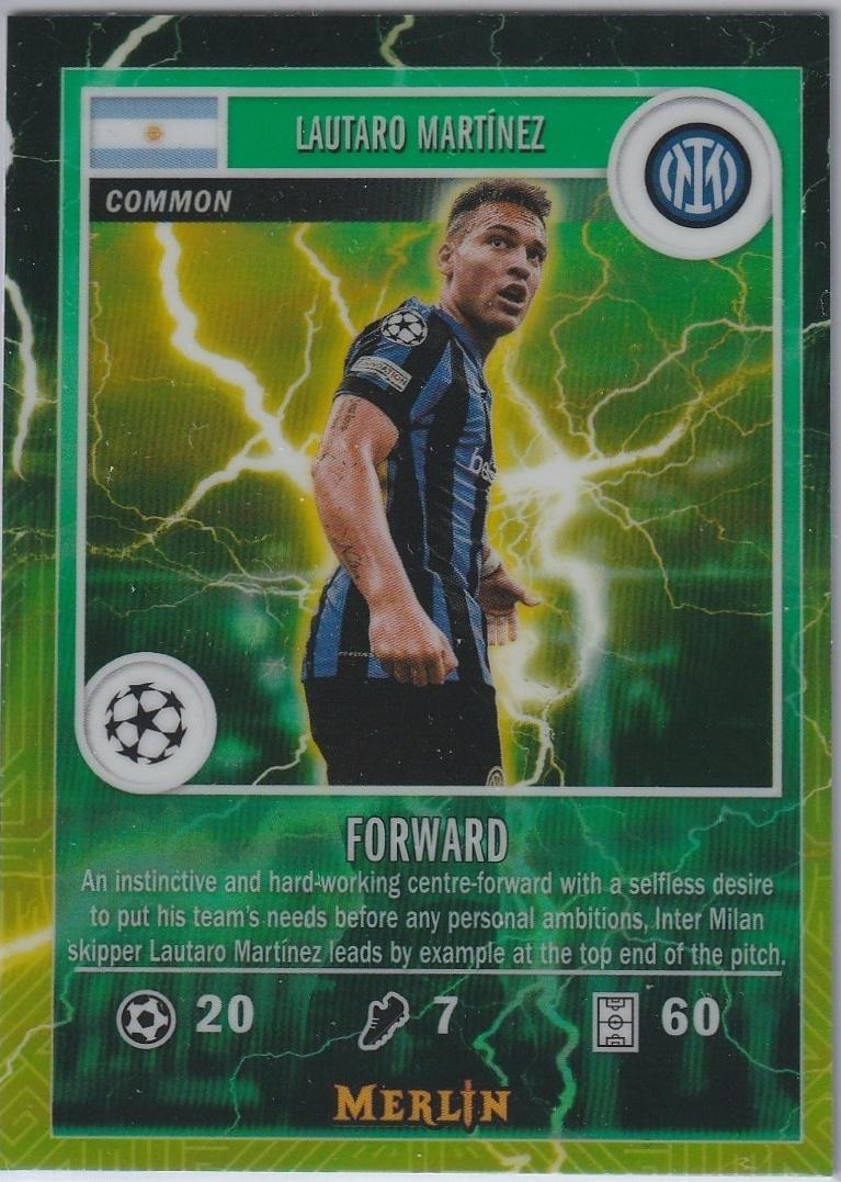 Lautaro Martinez #MG-20 2024 Topps Merlin UEFA Gamers