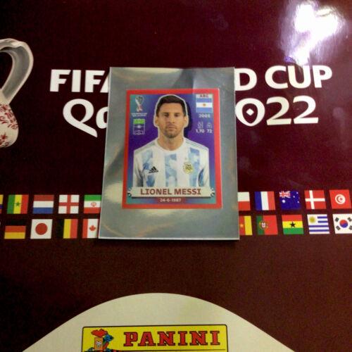Lionel Messi Soccer Cards 2022 Panini World Cup Qatar Stickers Extra