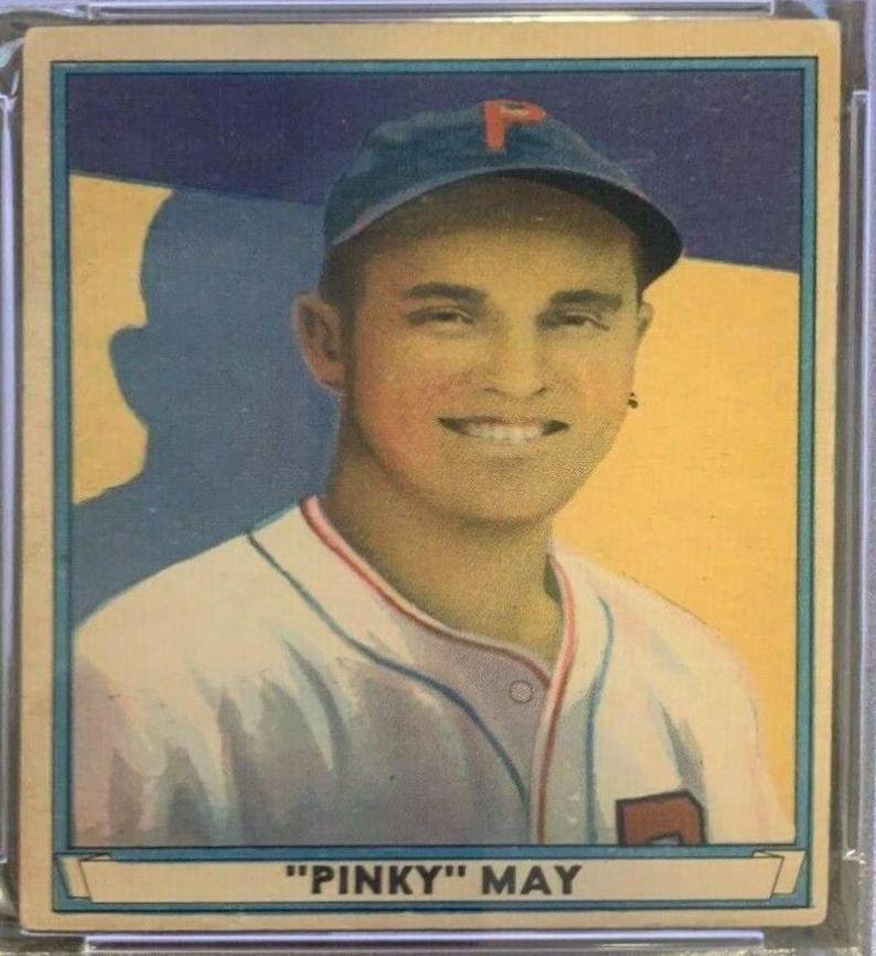 Pinky May #9 Baseball Cards 1941 Play Ball