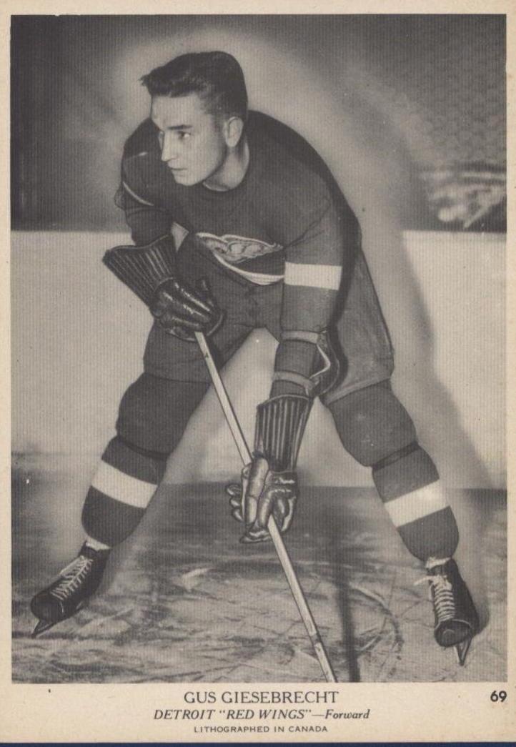 Gus Giesebrecht #69 Hockey Cards 1939 O-Pee-Chee V301-1