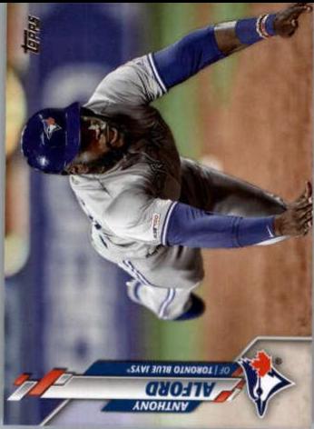 Anthony Alford #U-10 Baseball Cards 2020 Topps Update