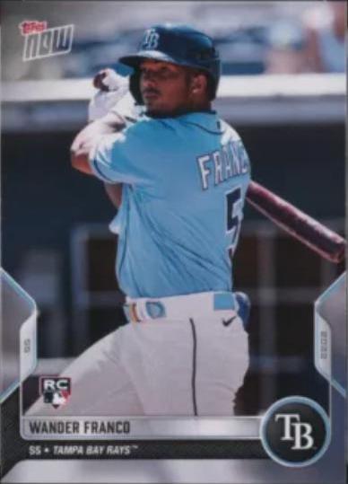Wander Franco #OD-46 Baseball Cards 2022 Topps Now Road to Opening Day