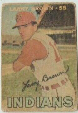 Larry Brown #219 1967 Venezuela Topps Baseball