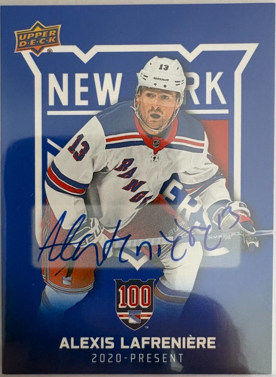 Alexis Lafreniere [Blue Autograph] #95