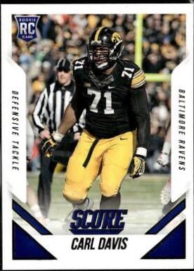 Carl Davis #353 Football Cards 2015 Panini Score