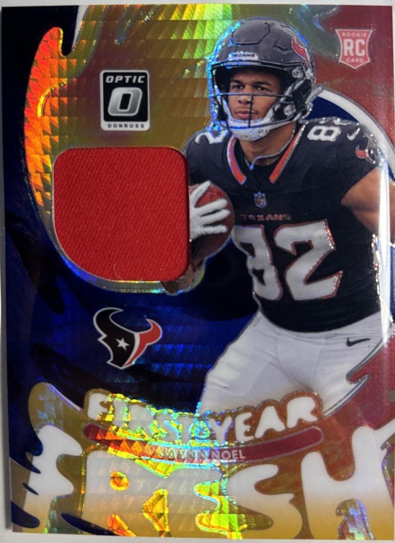 Jaylin Noel #FYFBH-JNL 2025 Panini Donruss Optic First Year Fresh Football