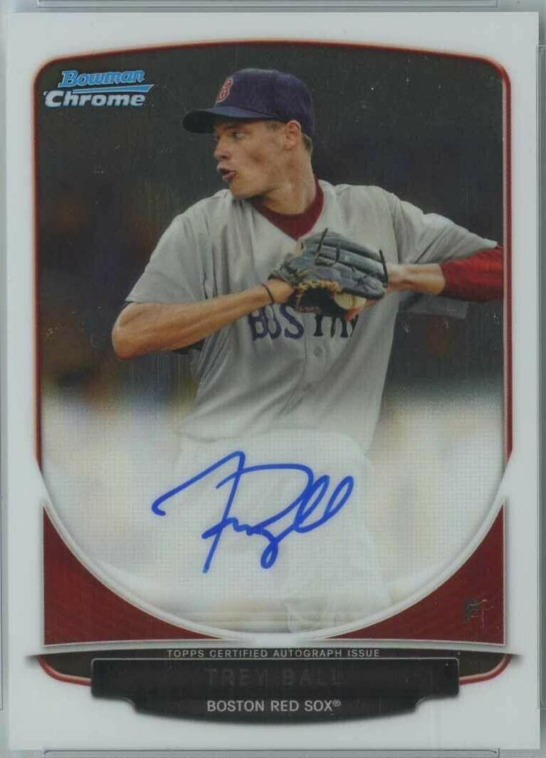 Trey Ball #BCATB 2013 Bowman Chrome Draft Picks & Prospects Autographs Baseball