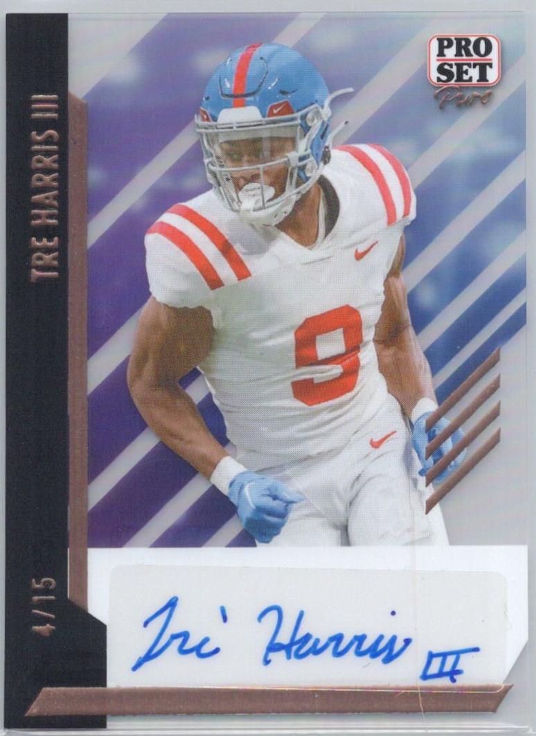 Tre Harris III #SD-TH1 2024 Pro Set Pure Sheer Delight Football