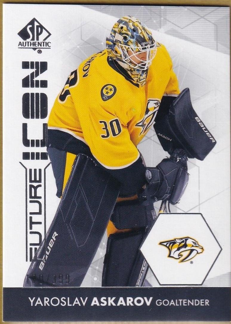 Yaroslav Askarov #FI-12 Hockey Cards 2023 SP Authentic Future Icon