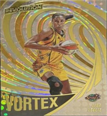 Lisa Leslie #5 Basketball Cards 2022 Panini Revolution WNBA Vortex