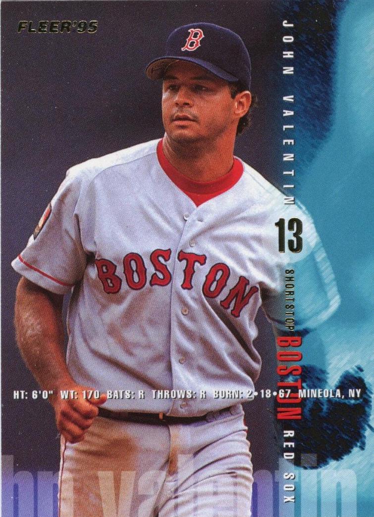 John Valentin #41 Baseball Cards 1995 Fleer