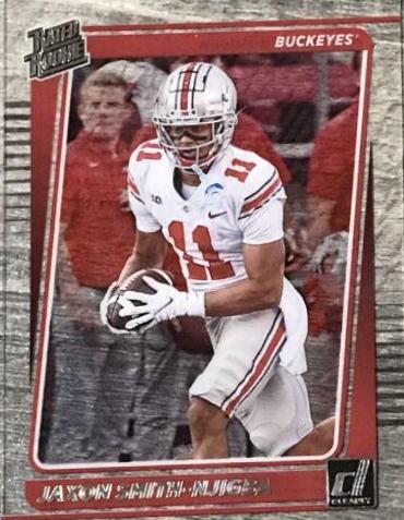 Jaxon Smith Njigba #39 Football Cards 2023 Panini Chronicles Draft Picks Clearly Donruss