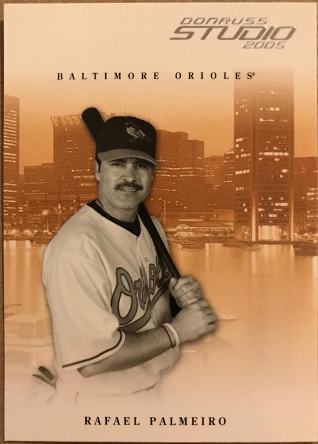 Rafael Palmeiro #39 Baseball Cards 2005 Donruss Studio