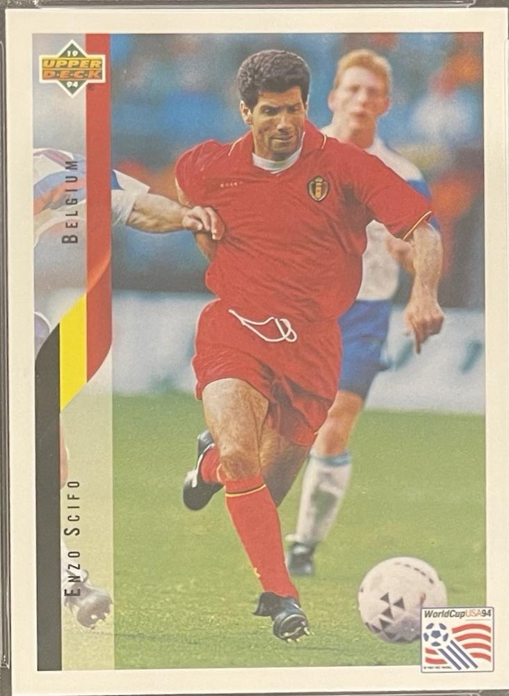 Enzo Scifo #106 1994 Upper Deck World Cup Soccer