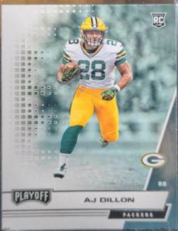AJ Dillon #227 Football Cards 2020 Panini Playoff