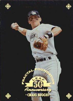 Craig Biggio #96 Baseball Cards 1998 Leaf