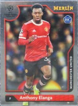Anthony Elanga #143 Soccer Cards 2021 Topps Merlin Chrome UEFA