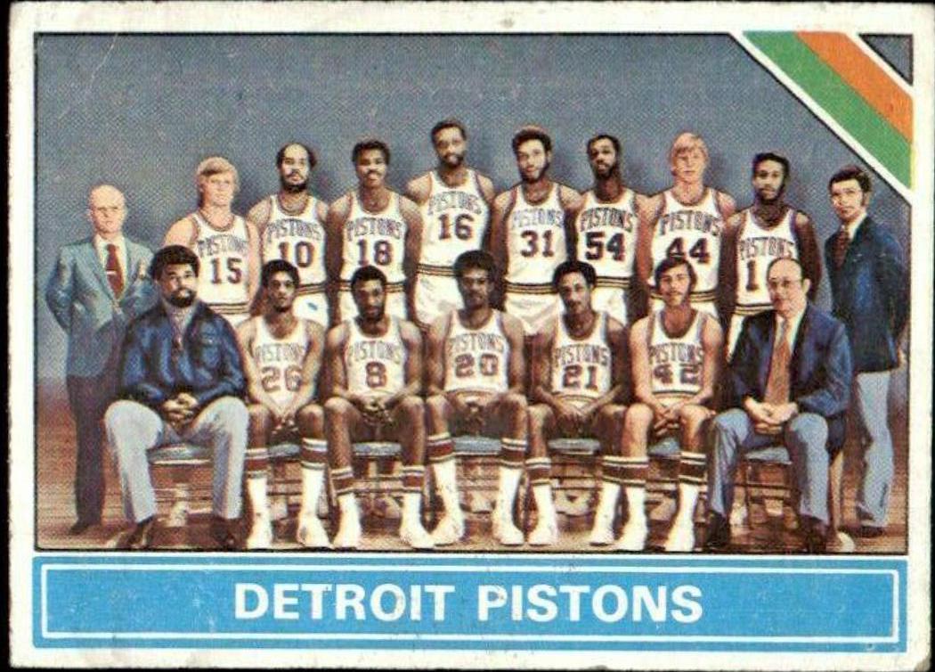 Detroit Pistons Checklist #208