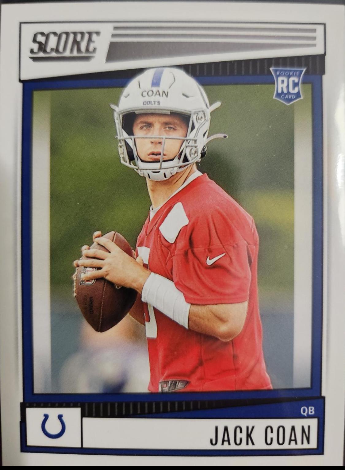 Jack Coan #312 Football Cards 2022 Panini Score