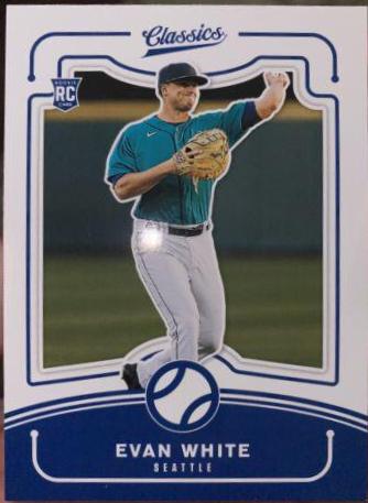 Evan White #5 Baseball Cards 2021 Panini Chronicles Classics