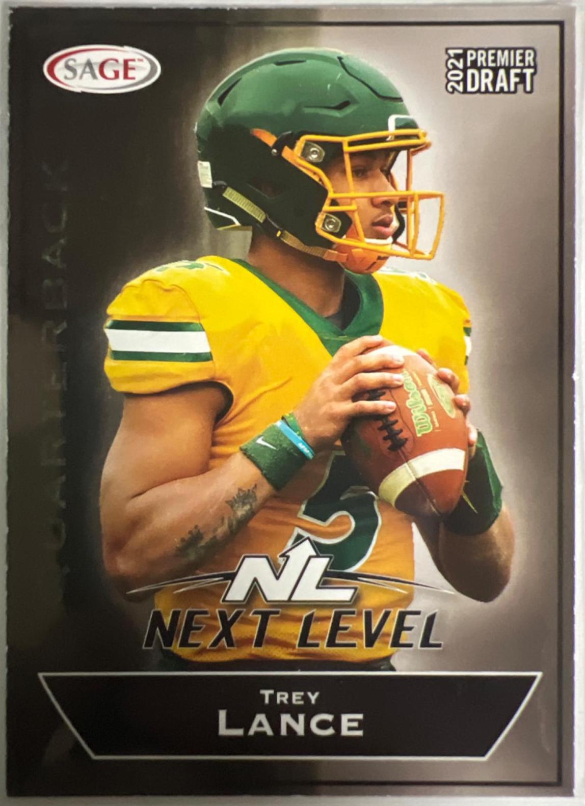 Trey Lance #48 2021 Sage Premier Draft Football